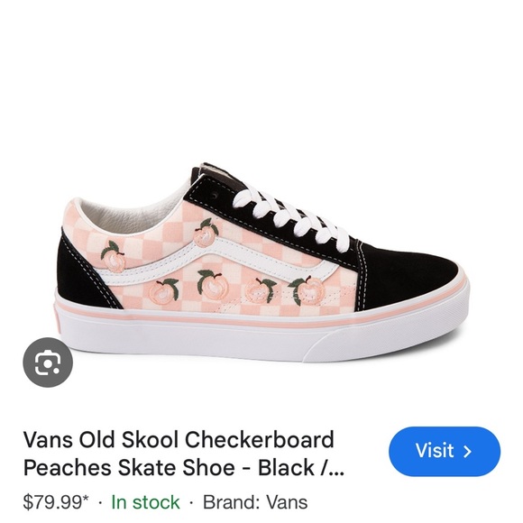 Vans Peaches Checkered Sneakers - Picture 7 of 7